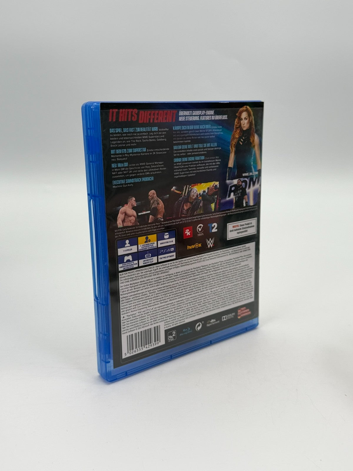WWE 2K22 Sony Playstation 4 Très bon état Complet en boîte (CIB) Boîte d'origine (OVP)