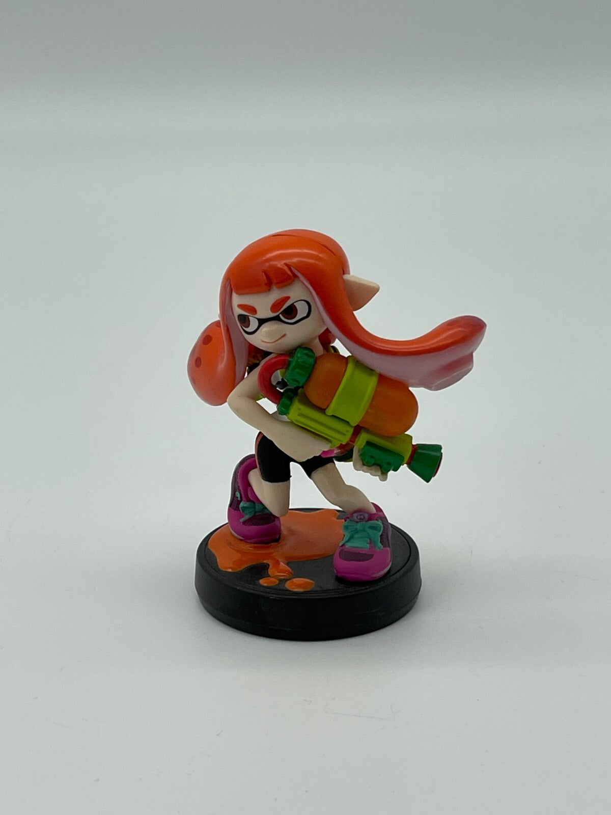 Inkling Girl Orange Nintendo Amiibo Collectible Figure 3DS Switch Wii U Very good