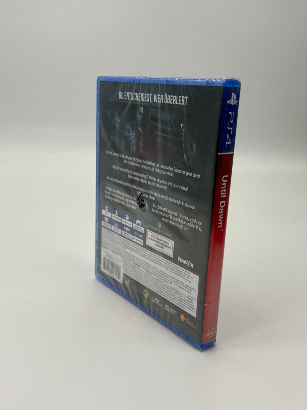 Until Dawn Sony Playstation 4 Neu Factory Sealed CIB OVP