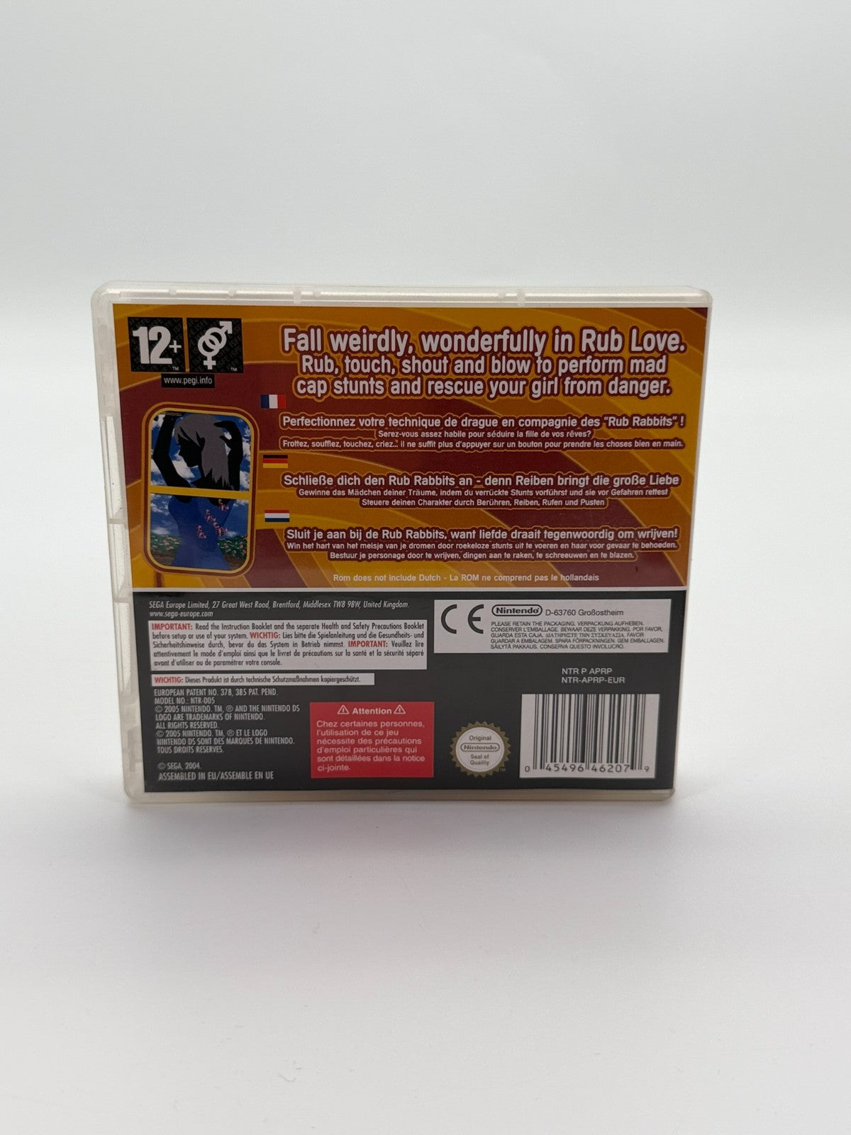 Project Rub Nintendo DS good condition CIB OVP