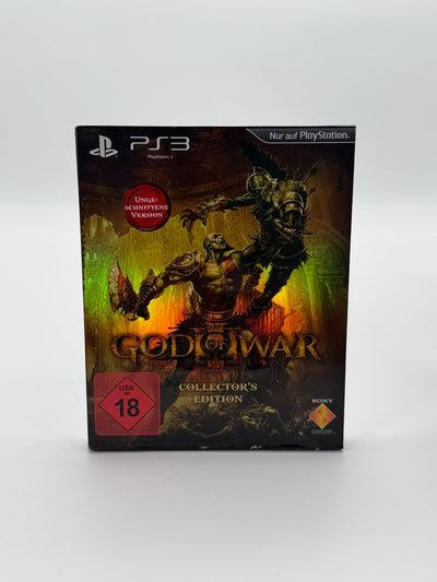 God Of War III Collectors Edition Sony Playstation 3 Sehr guter Zustand CIB OVP