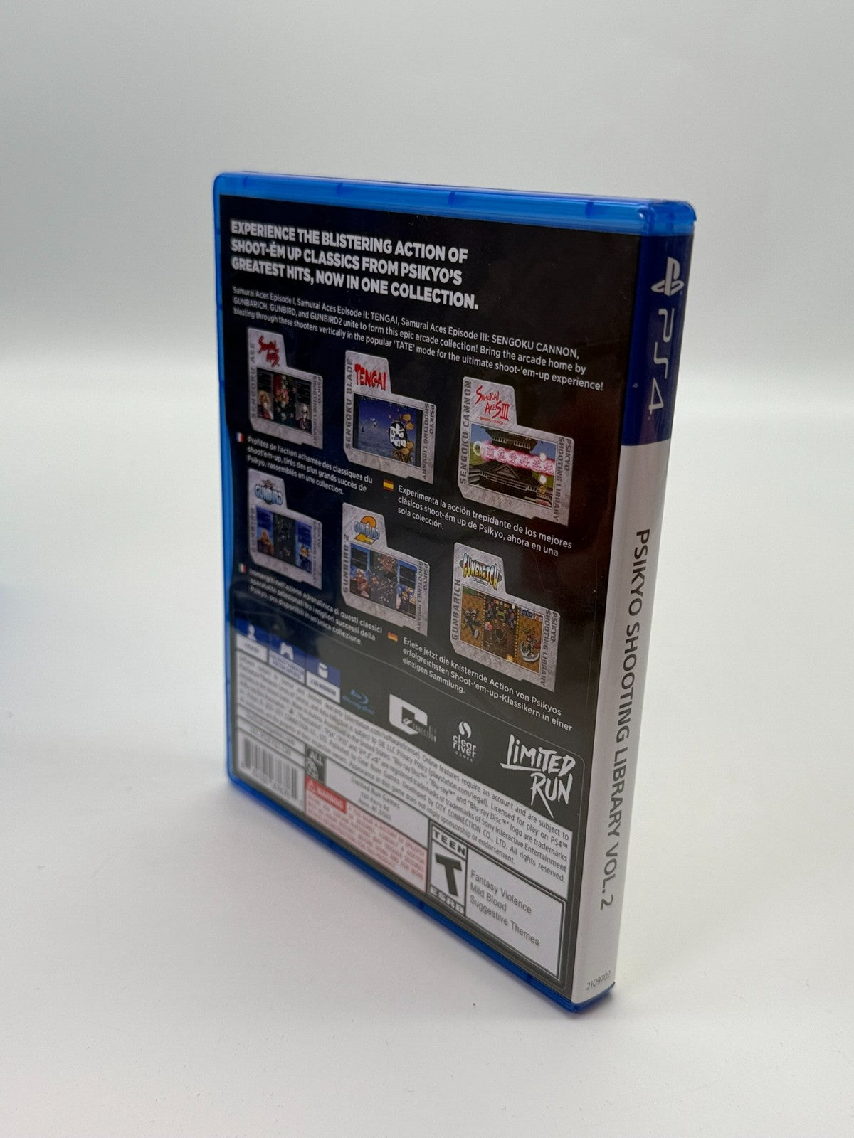 Psikyo Shooting Library Vol.2 Sony Playstation 4 Neuwertiger Zustand CIB OVP