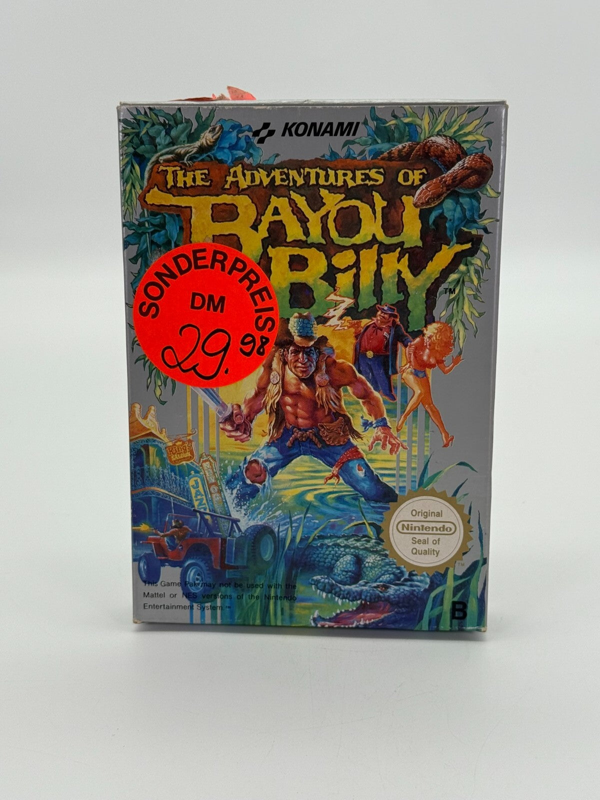 The Adventures of Bayou Billy Nintendo NES Très bon état - Comme neuf CIB OVP Rétro
