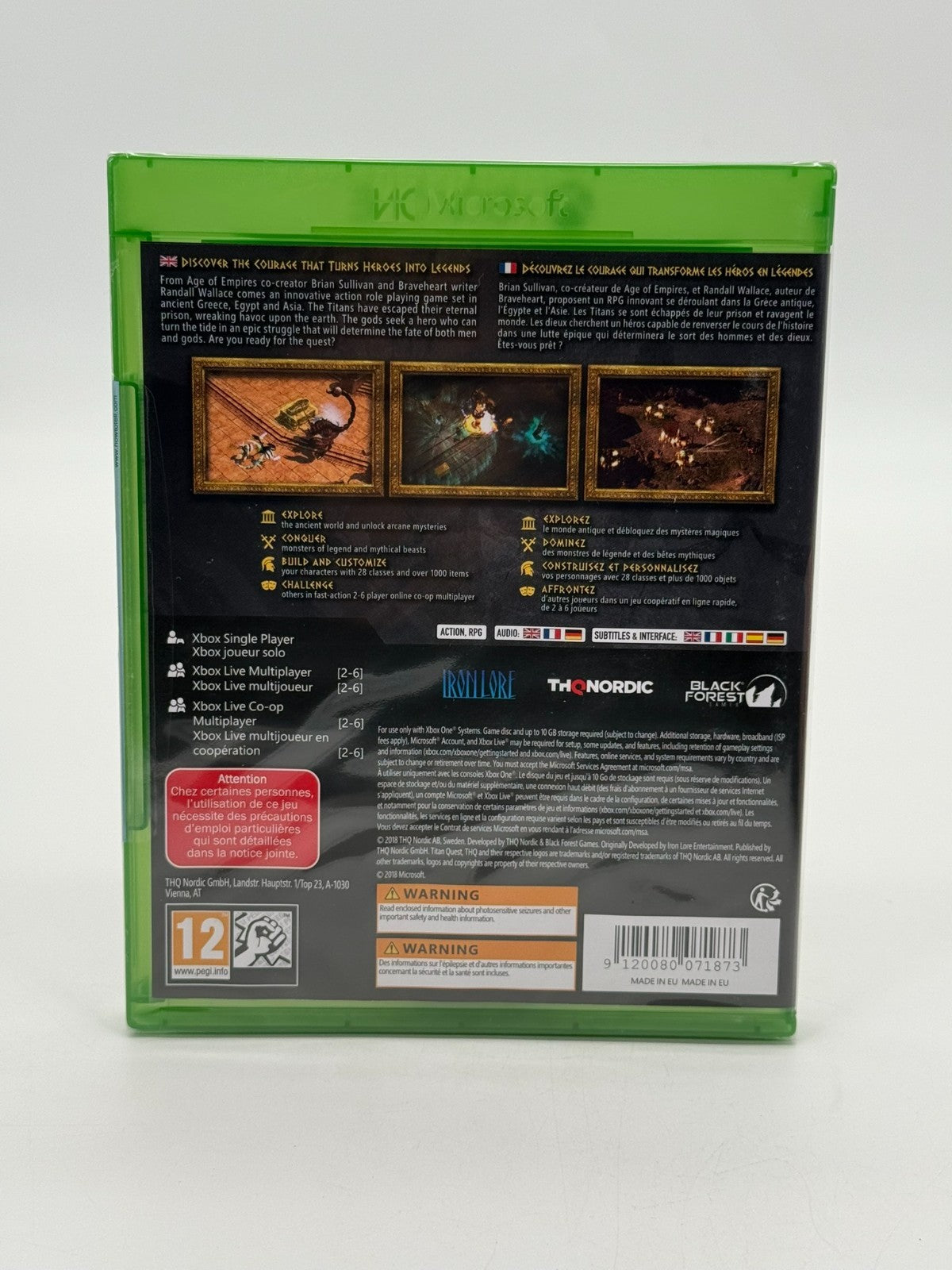 Titan Quest Microsoft XBox One Factory Sealed CIB OVP New
