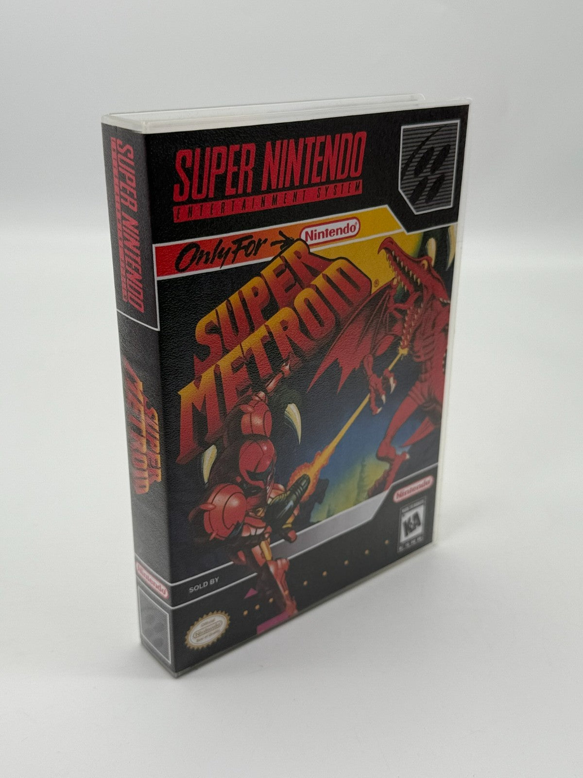 Super Metroid Super Nintendo SNES NTSC-U/C bon état manuel + cartouche