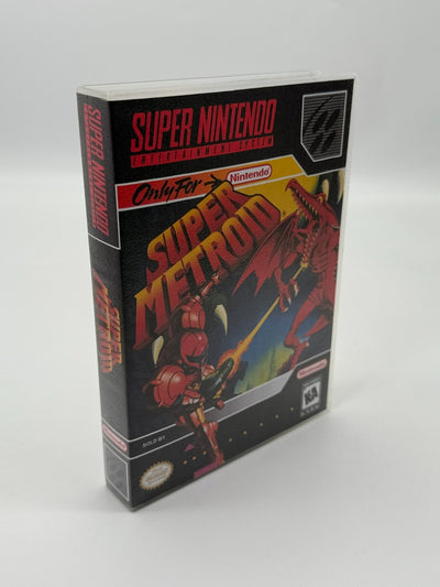 Super Metroid Super Nintendo SNES NTSC-U/C bon état manuel + cartouche