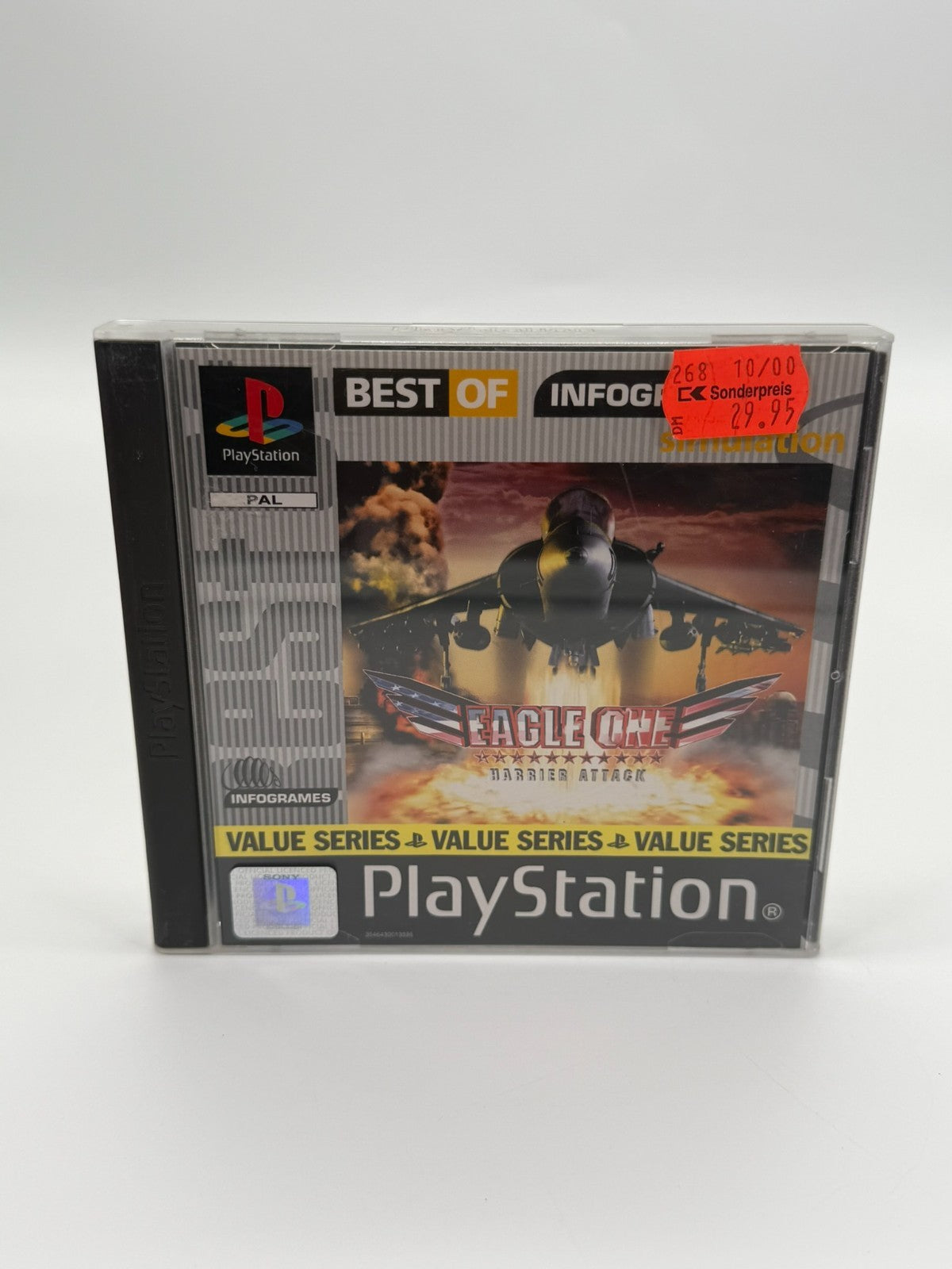 Eagle One Harrier Attack Sony Playstation 1 guter Zustand OVP