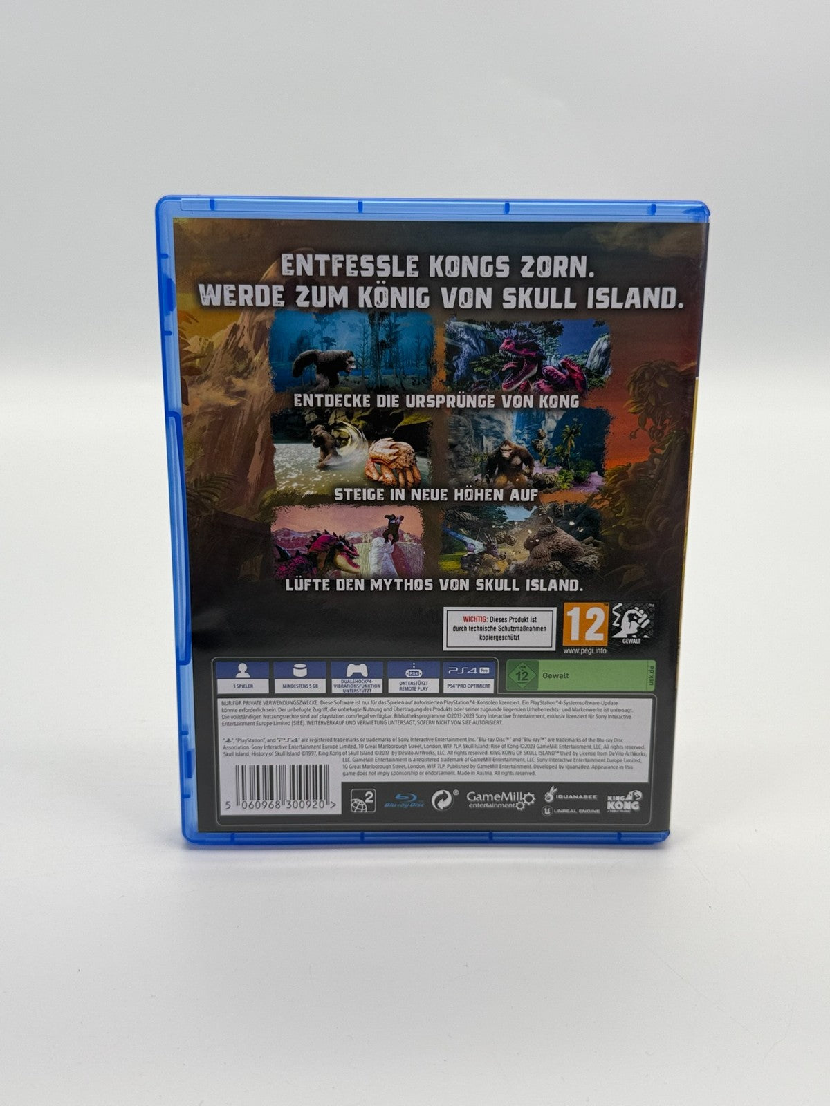 Skull Island Rise Of Kong Sony Playstation 4 Très bon état OVP