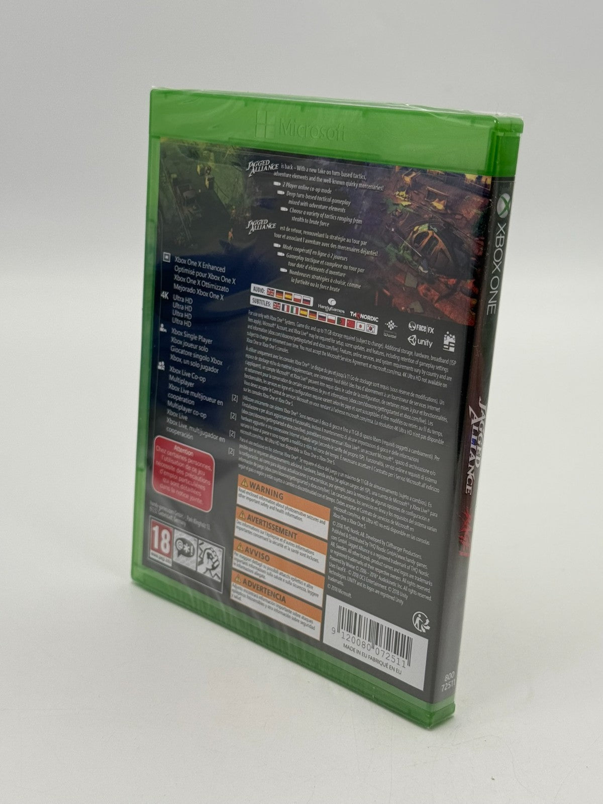 Jagged Alliance Rage Microsoft XBox One Factory Sealed CIB OVP Neu