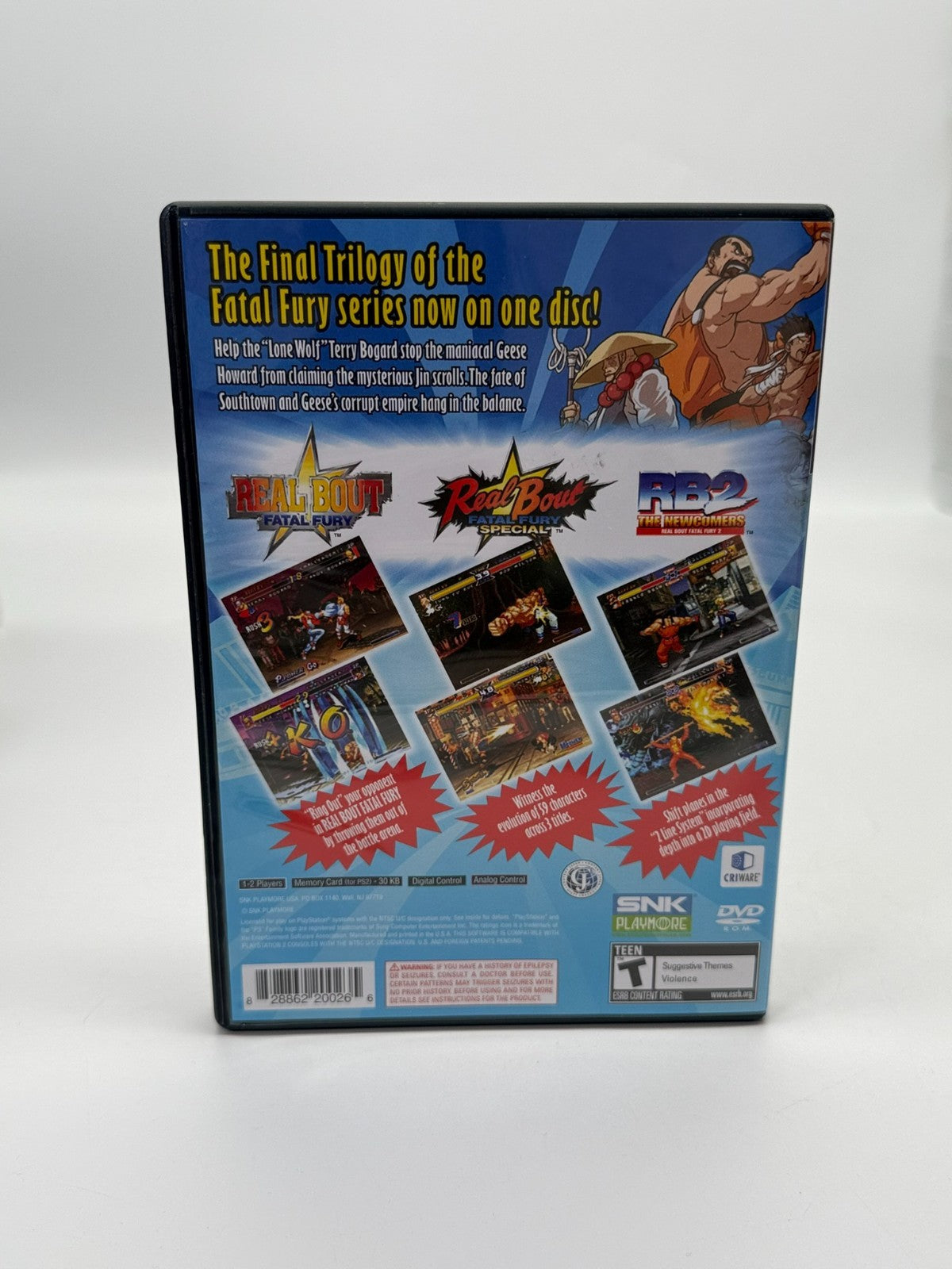 Fatal Fury Battle Archives Volume 2 Sony Playstation 2  NTSC-U/C Neuwertig
