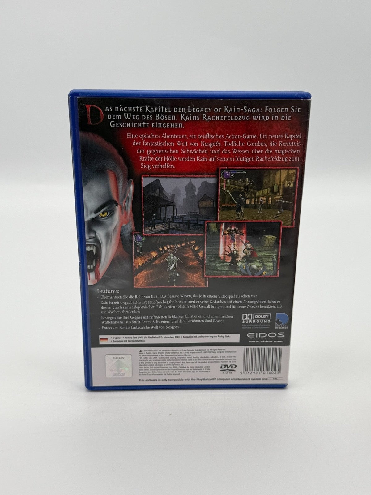 Blood Omen 2 Sony Playstation 2 guter Zustand CIB OVP
