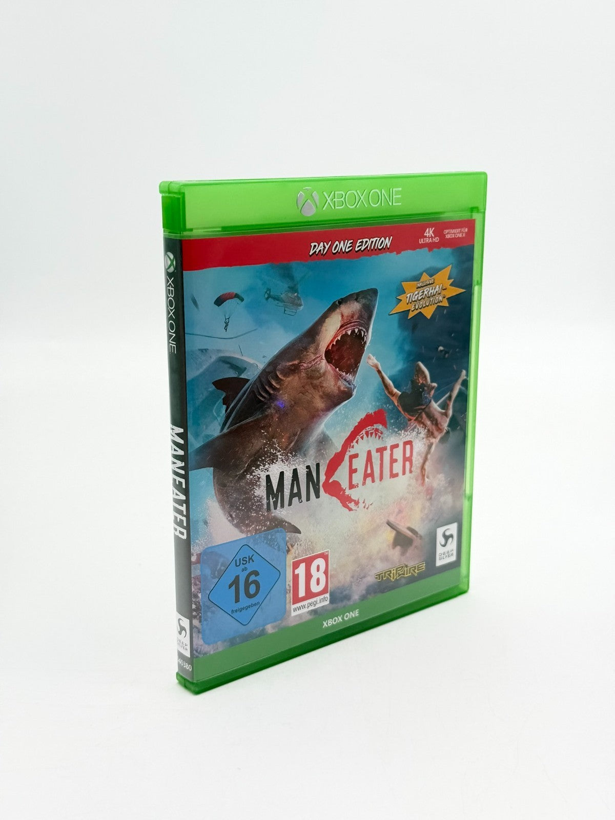Maneater Day One Edition Microsoft XBox One Très bon état CIB OVP