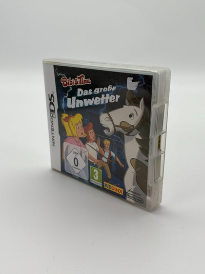Bibi & Tina Das große Unwetter Nintendo DS guter Zustand CIB OVP