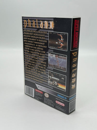 Phalanx Super Nintendo SNES NTSC-U/C guter Zustand Modul + Anleitung