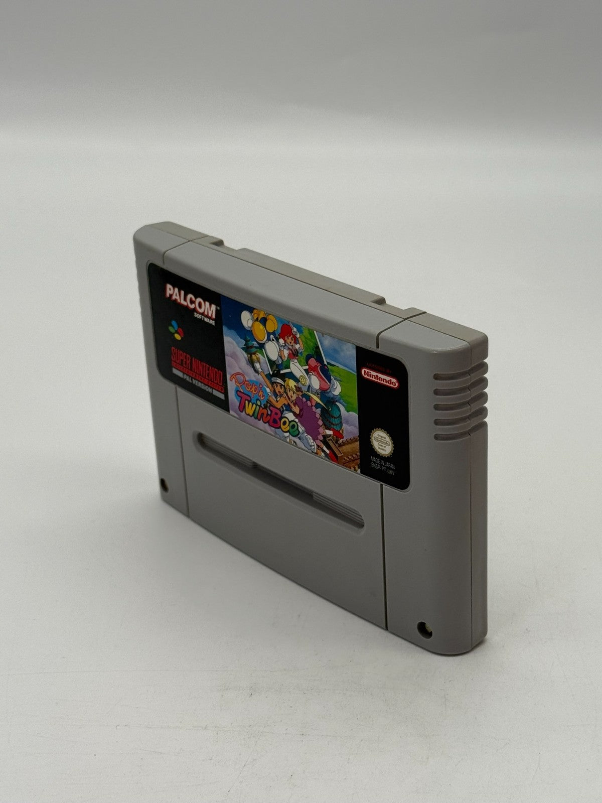 Pop´n TwinBee Super Nintendo SNES PAL bon état Cartouche + Housse de protection