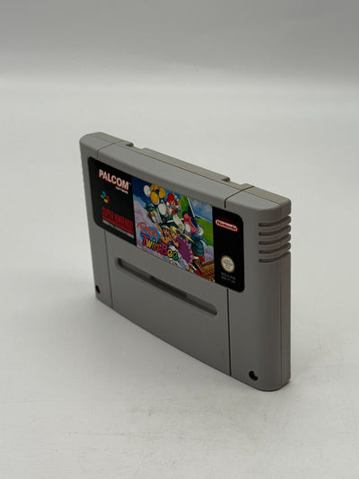 Pop´n TwinBee Super Nintendo SNES PAL bon état Cartouche + Housse de protection