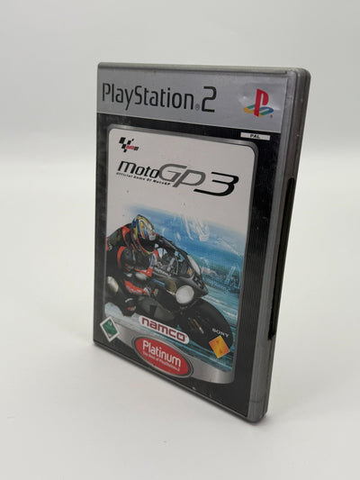 MotoGP 3 Sony Playstation 2 bon état complet en boîte avec emballage d'origine