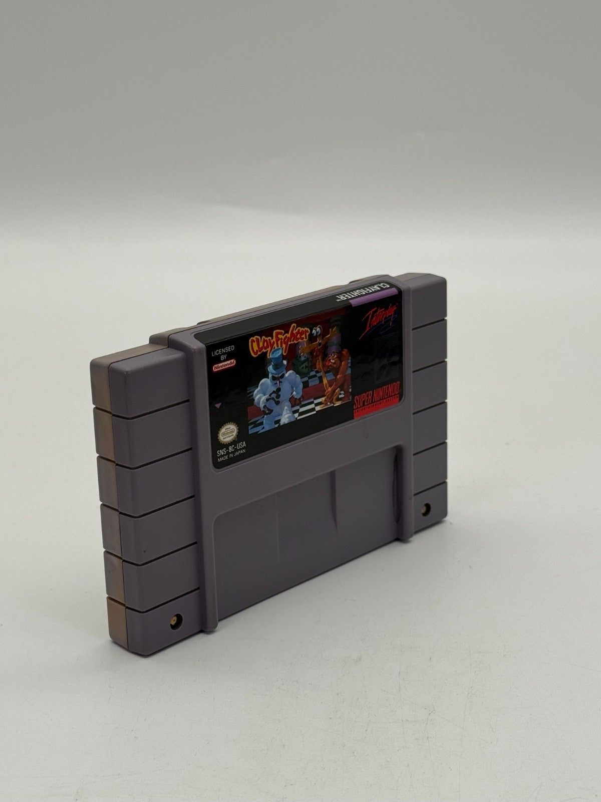 Clay Fighter Super Nintendo SNES NTSC-U/C bon état Cartouche + Boîtier