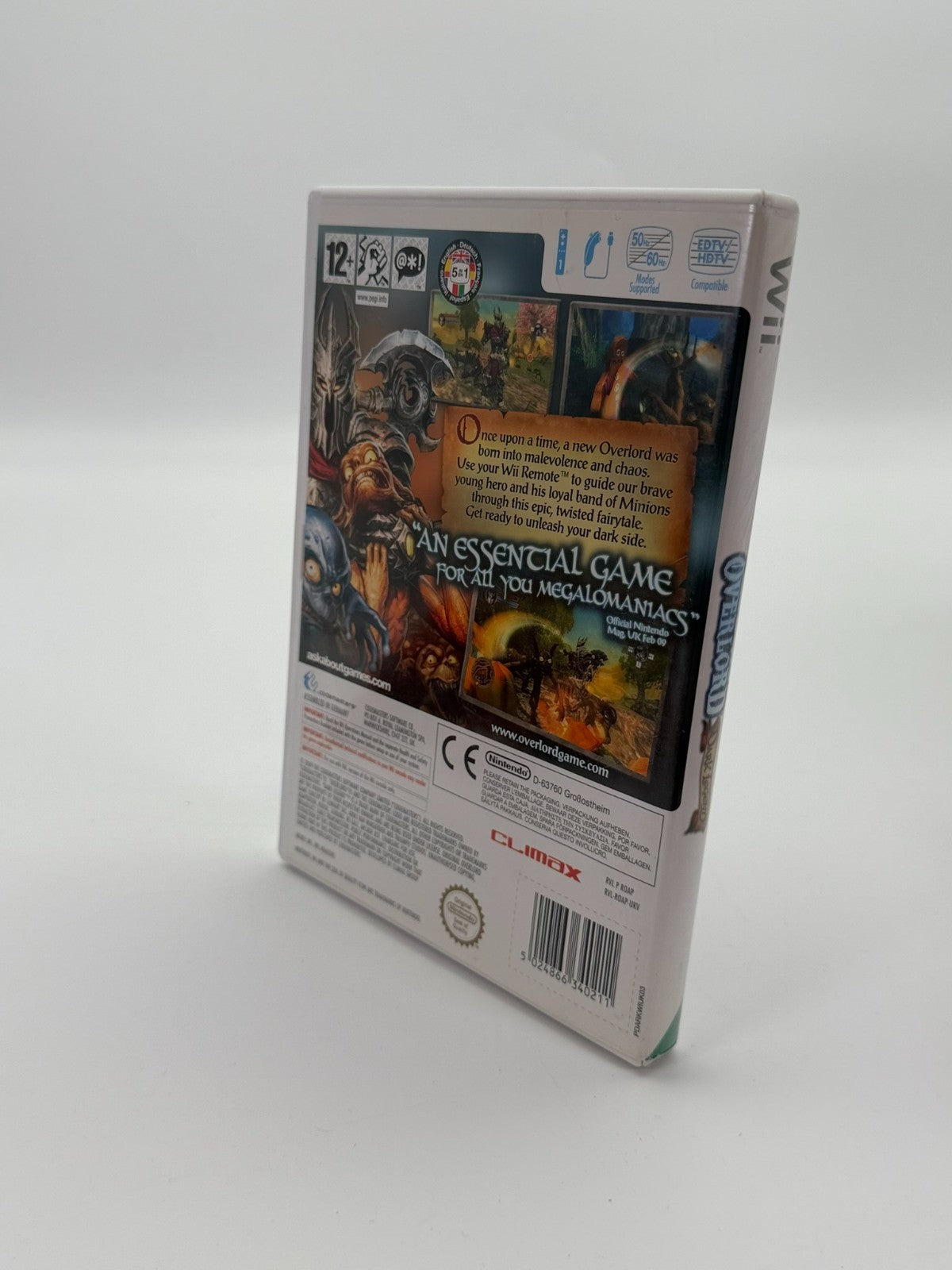 Overlord Dark Legend Nintendo Wii Sehr guter Zustand CIB OVP