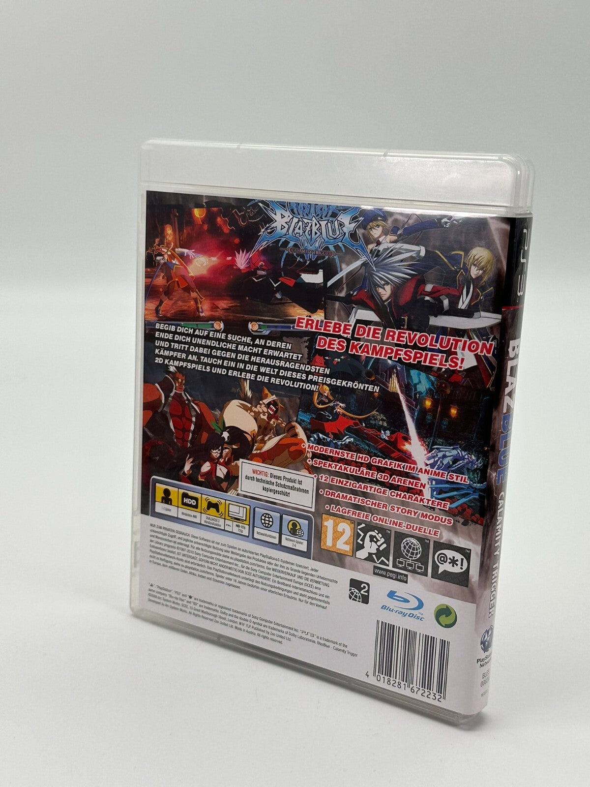 BlazBlue Calamity Trigger Sony Playstation 3 PS3 Sehr guter Zustand CIB OVP