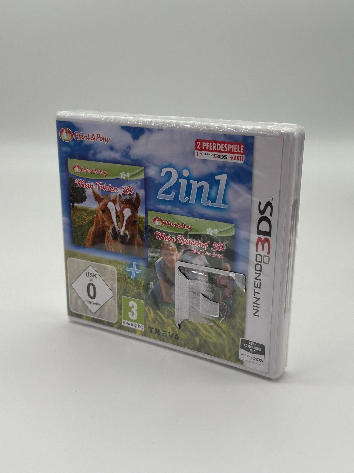 2 in 1: My Little Baby 3D / My Riding Stables 3 Nintendo 3DS Factory Sealed New