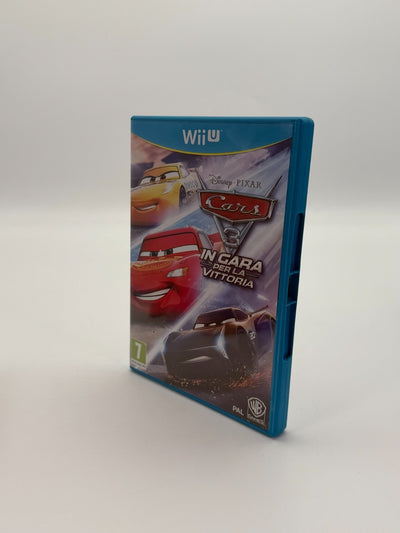Disney Pixar Cars 3 Nintendo Wii U IT VERSION Sehr guter Zustand CIB OVP