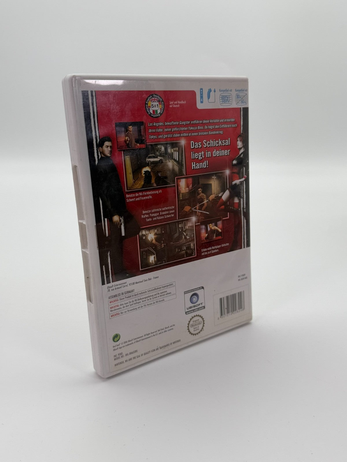 Red Steel Nintendo Wii Sehr guter Zustand CIB OVP