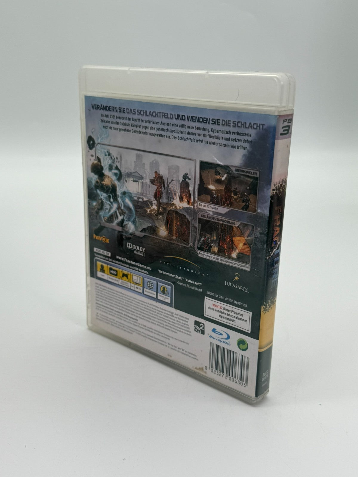 Fracture Sony Playstation 3 guter Zustand CIB OVP