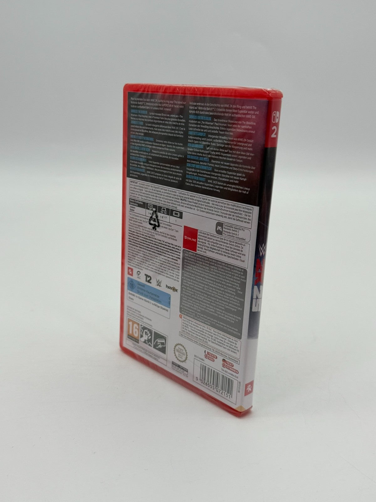 WWE 2K25 Nintendo Switch 2 Neuf Scellé CIB OVP