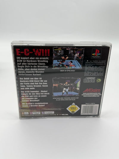 ECW Hardcore Revolution Sony Playstation 1 bon état CIB OVP