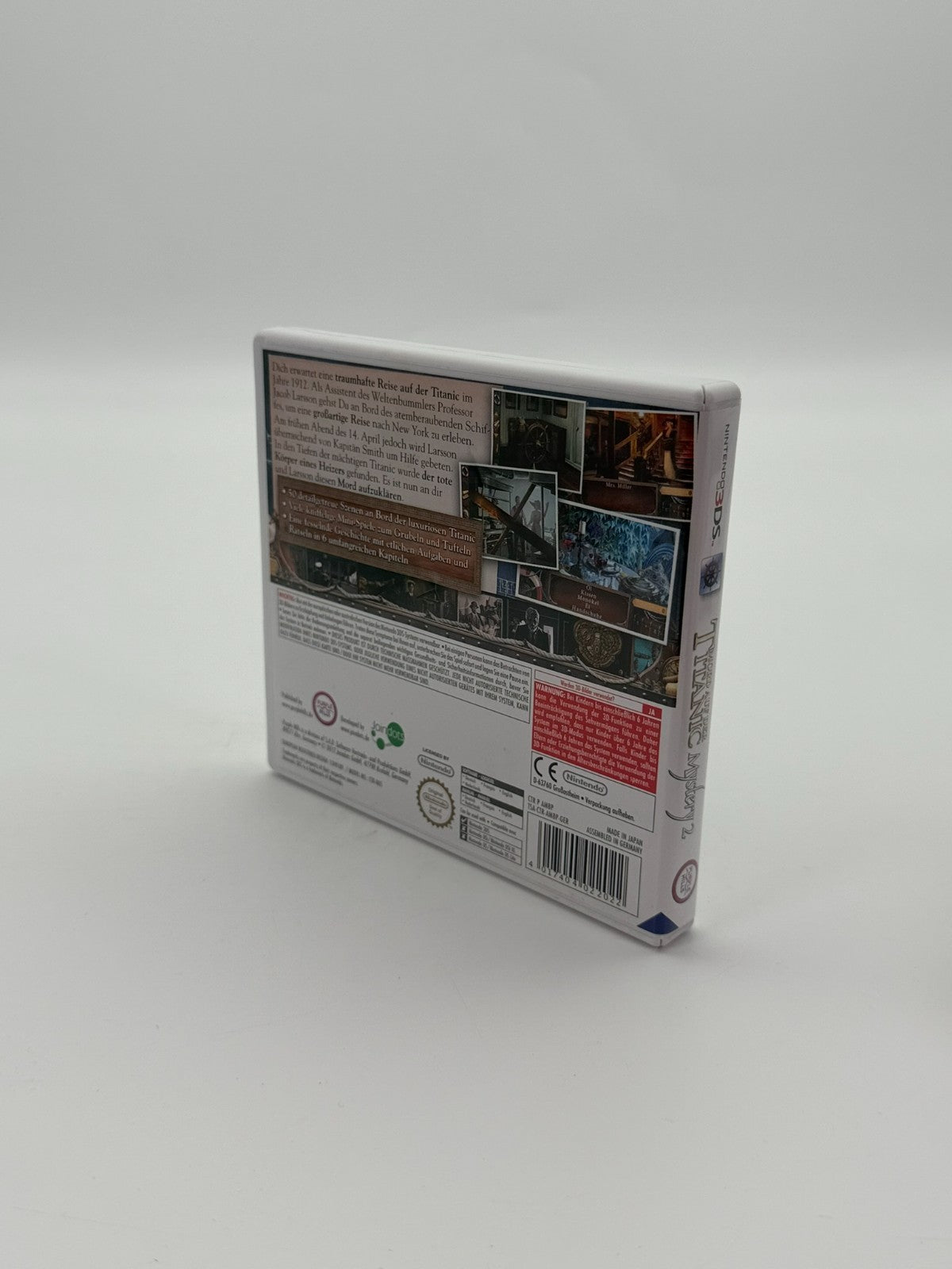 Mord Auf Der Titanic Mystery 2 Nintendo 3DS guter Zustand CIB OVP