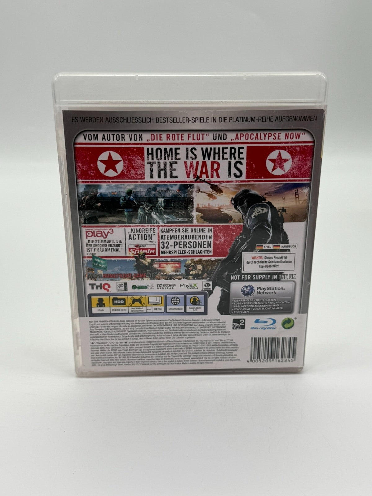Homefront Ultimate Edition Sony Playstation 3 guter Zustand CIB OVP