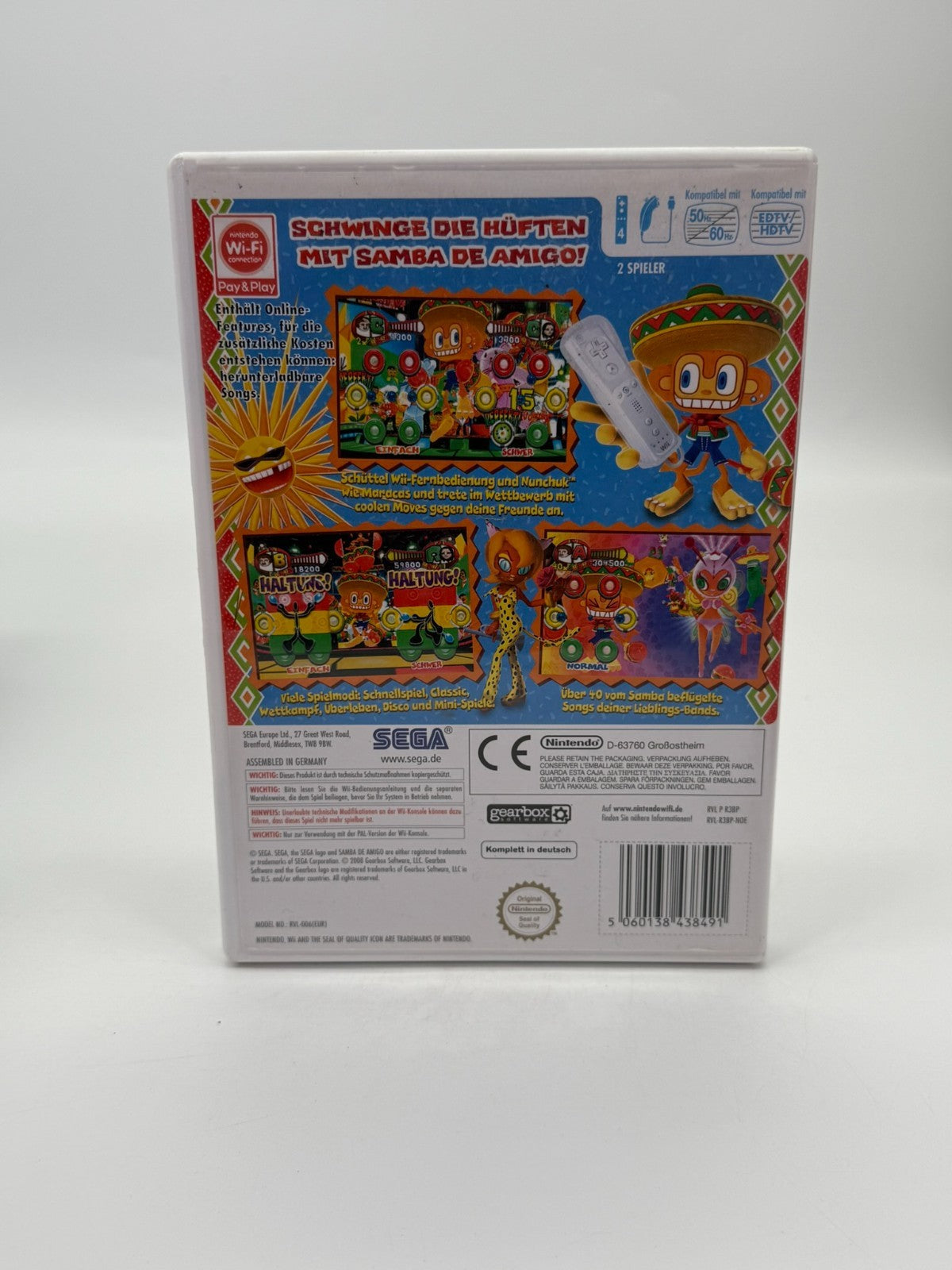 Samba De Amigo Nintendo Wii guter Zustand CIB OVP