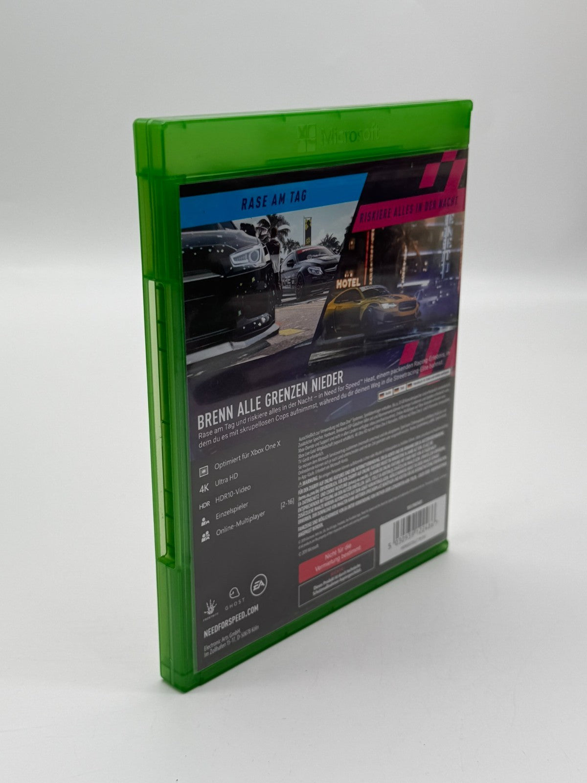 Need For Speed Heat Microsoft Xbox One État neuf complet en boîte d'origine