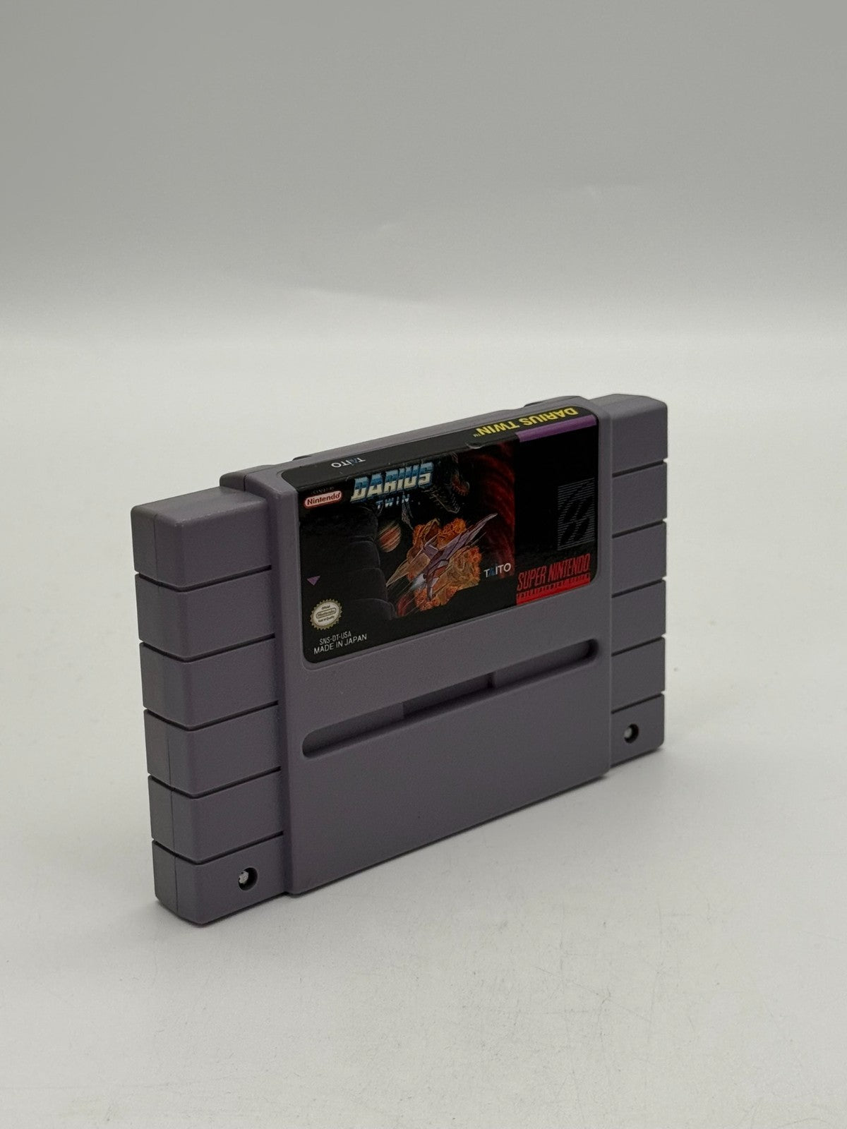 Darius Twin Super Nintendo SNES NTSC-U/C bon état Cartouche + Boîte