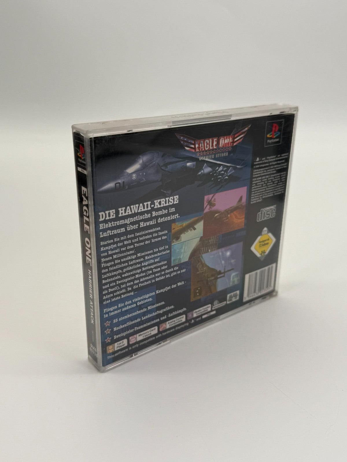 Eagle One Harrier Attack Sony Playstation 1 guter Zustand OVP