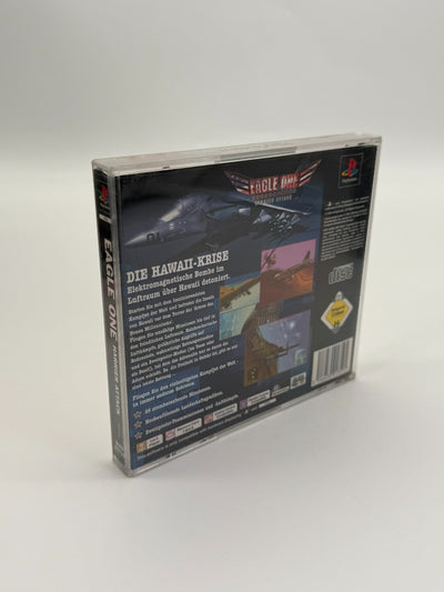 Eagle One Harrier Attack Sony Playstation 1 bon état boîte d'origine