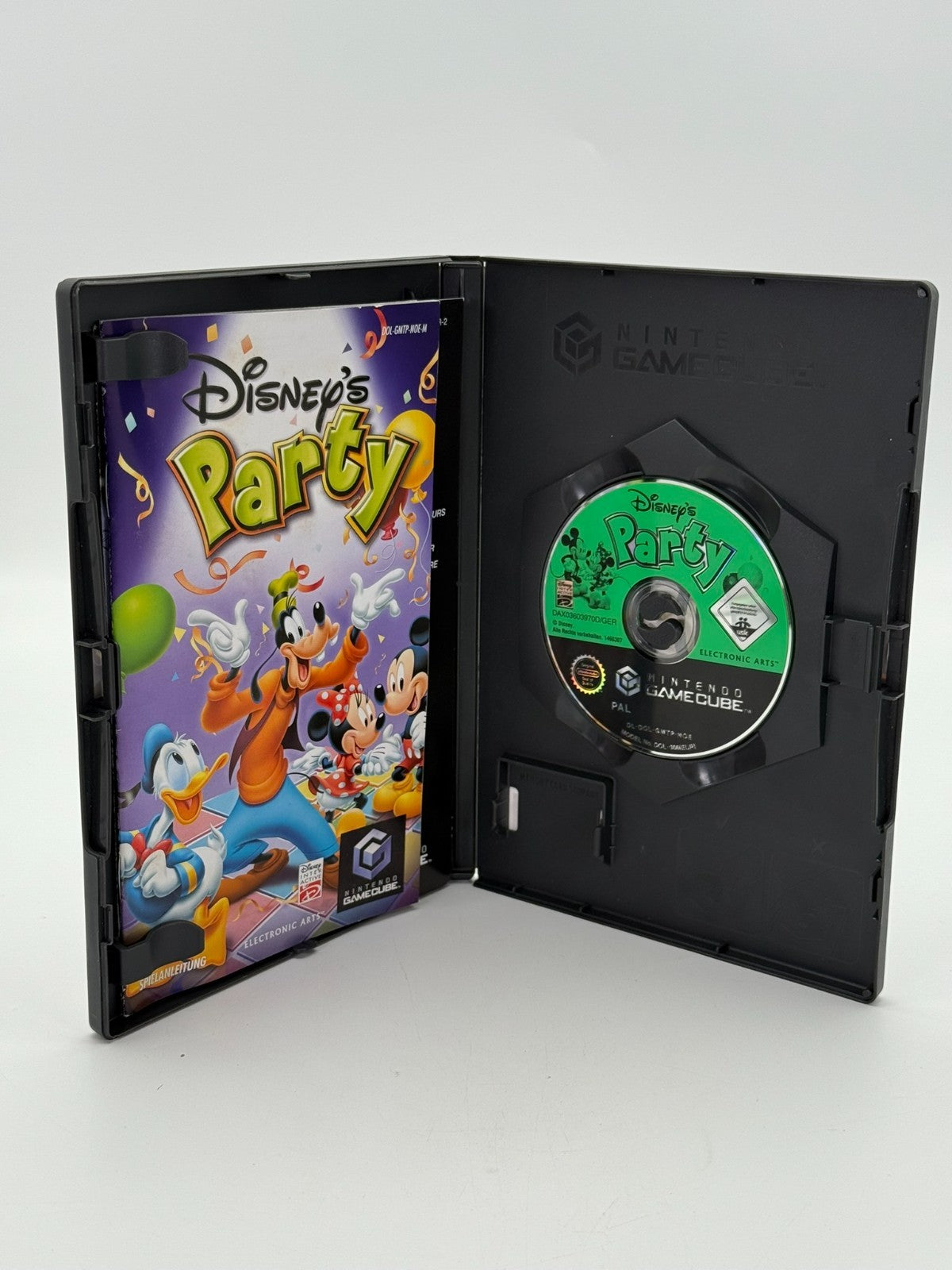 Disney Party Nintendo Gamecube bon état CIB emballage d'origine