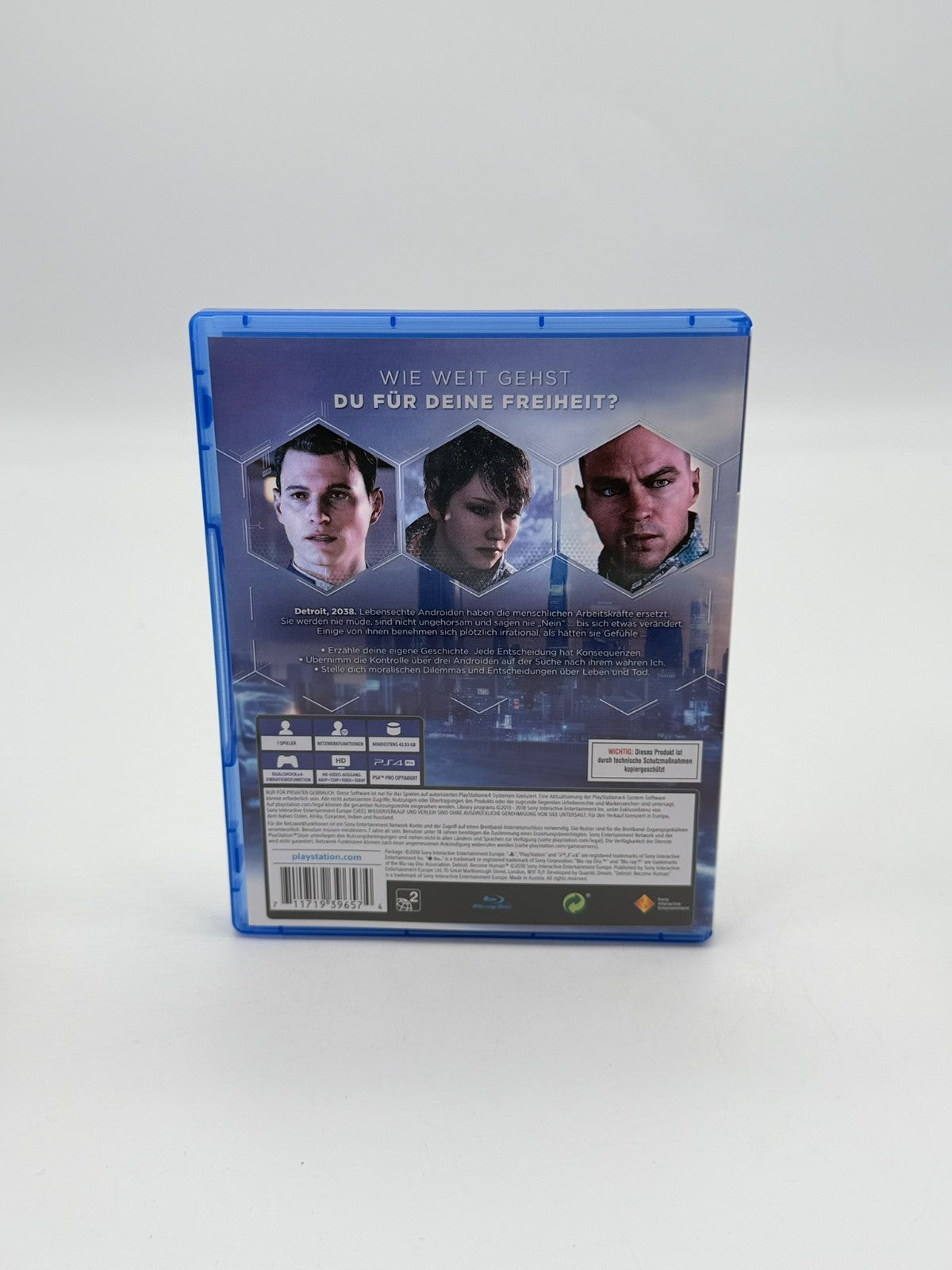 Detroit Become Human Sony Playstation 4 Sehr guter Zustand CIB OVP