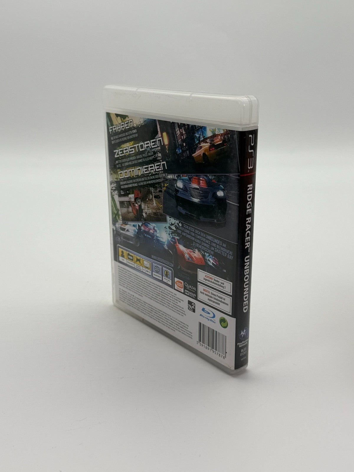 Ridge Race Unbounded Sony Playstation 3 guter Zustand CIB OVP