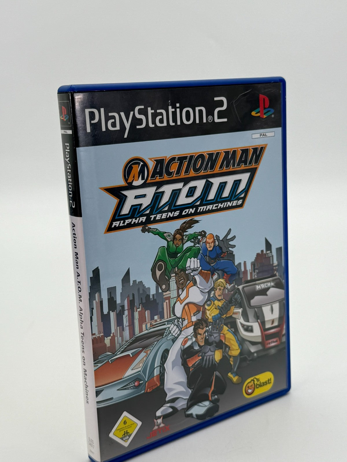 Action Man A.T.O.M. Alpha Teens on Machines Sony Playstation 2 PS2 Very Good CIB