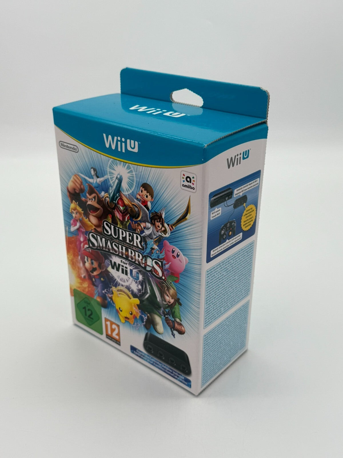 Super Smash Bros. for Nintendo Wii U + Adapt. GameCube. Neuf TOP