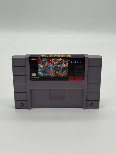 Sonic Blast Man Super Nintendo SNES NTSC-U/C guter Zustand