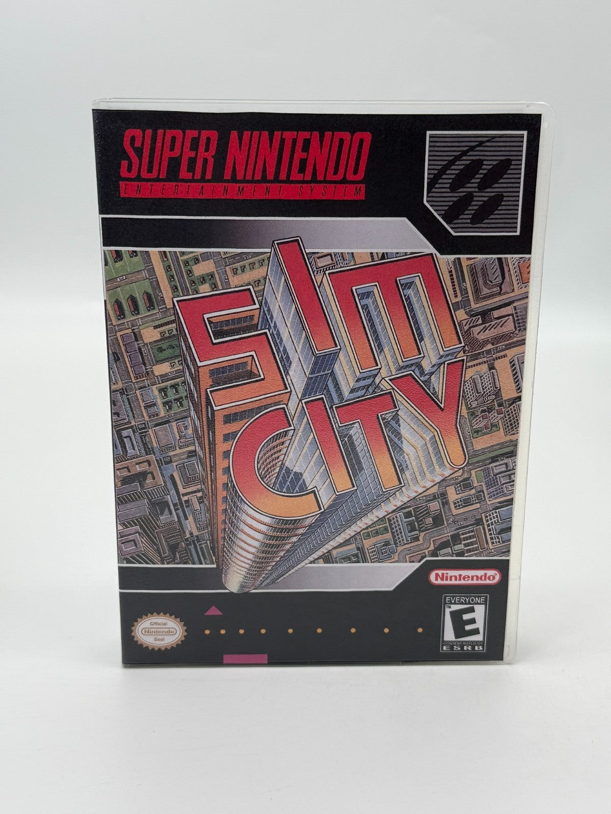 Sim City Super Nintendo SNES NTSC-U/C bon état Cartouche + manuel
