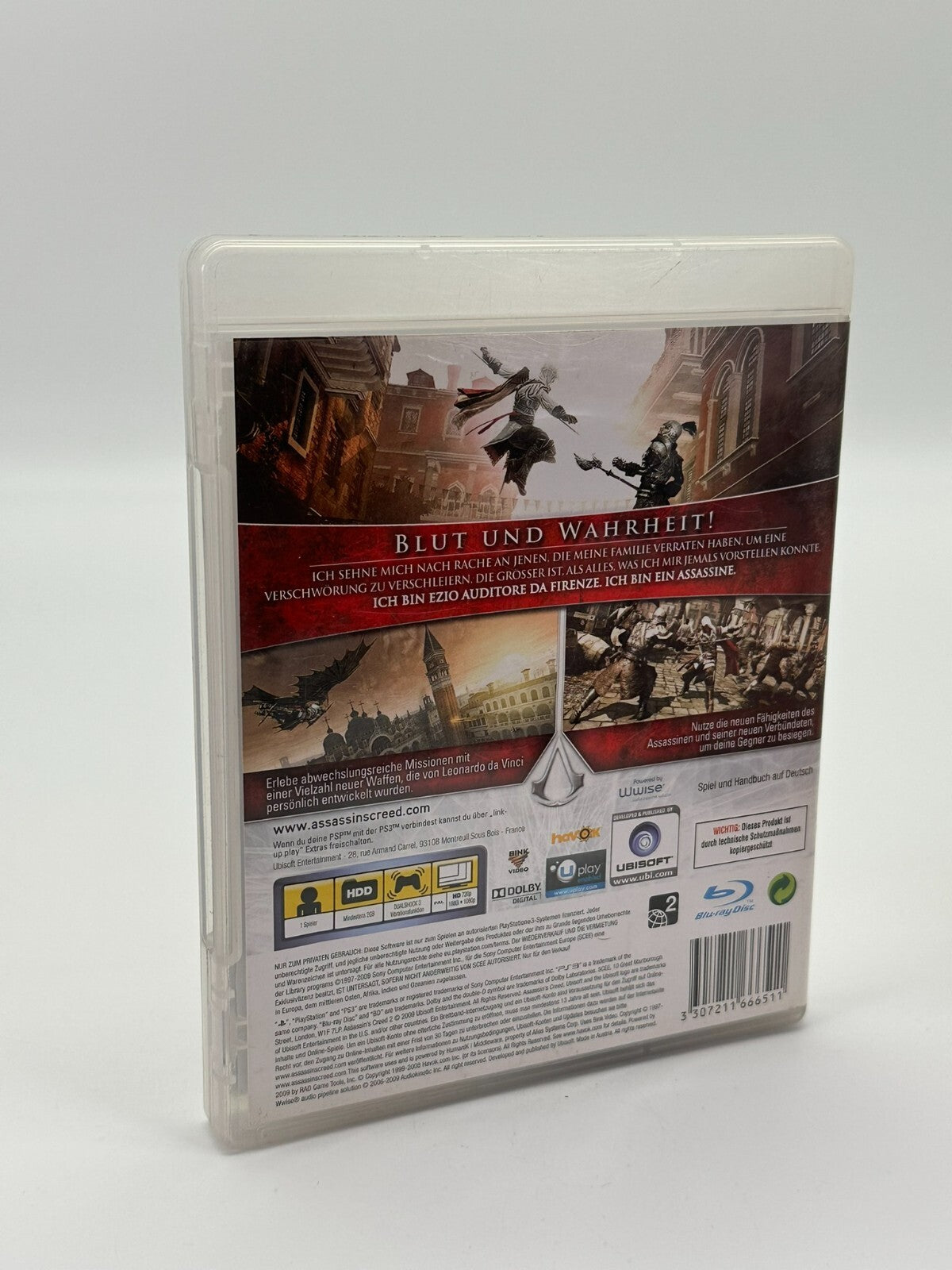 Assassins Creed II Sony Playstation 3 PS3 Good Condition CIB OVP