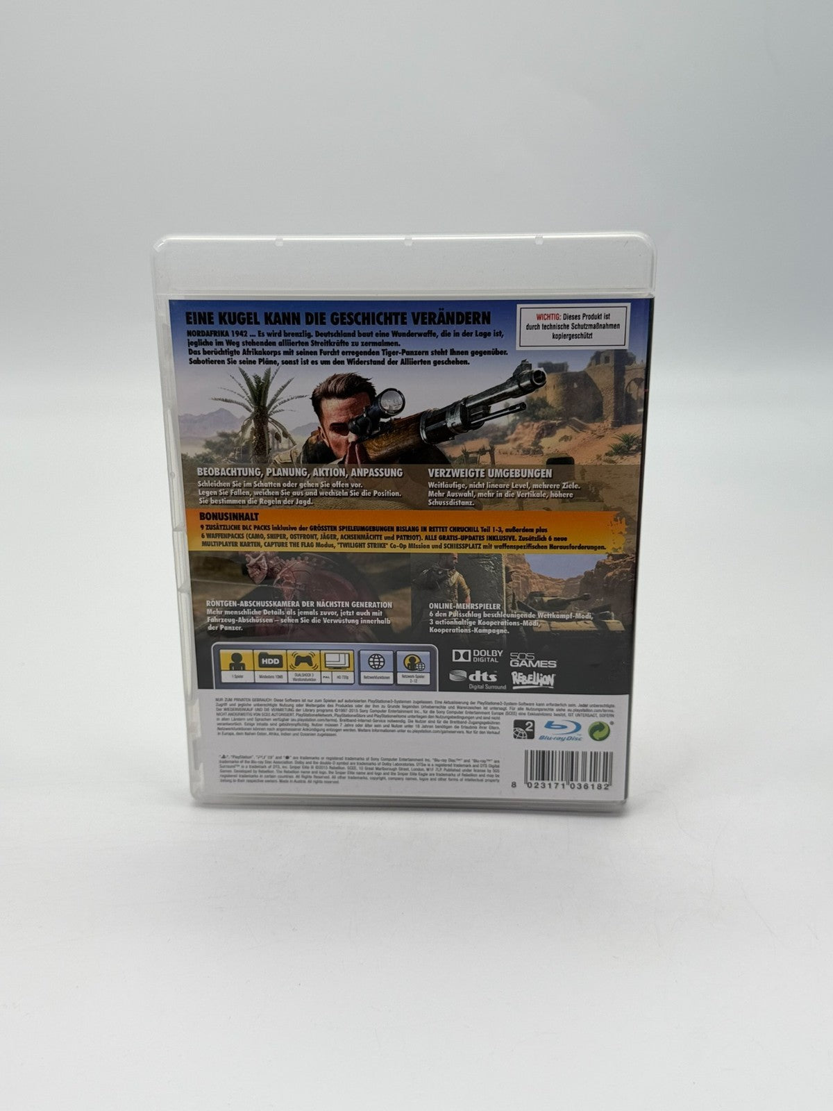 Sniper Elite III Ultimate Edition Sony Playstation 3 Sehr guter Zustand CIB OVP