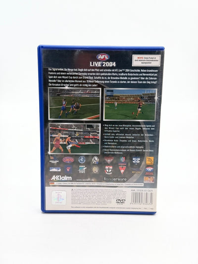 AFL Live 2004 Aussie Rules Football Sony Playstation 2 Très bon état CIB