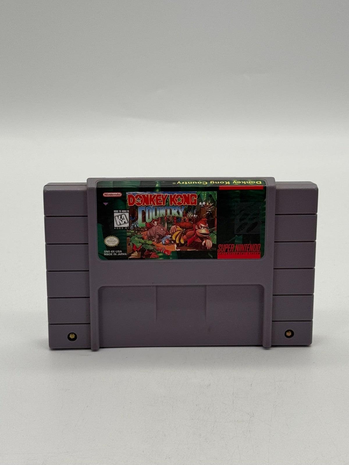Donkey Kong Country Super Nintendo SNES NTSC-U/C good condition Cartridge + Box