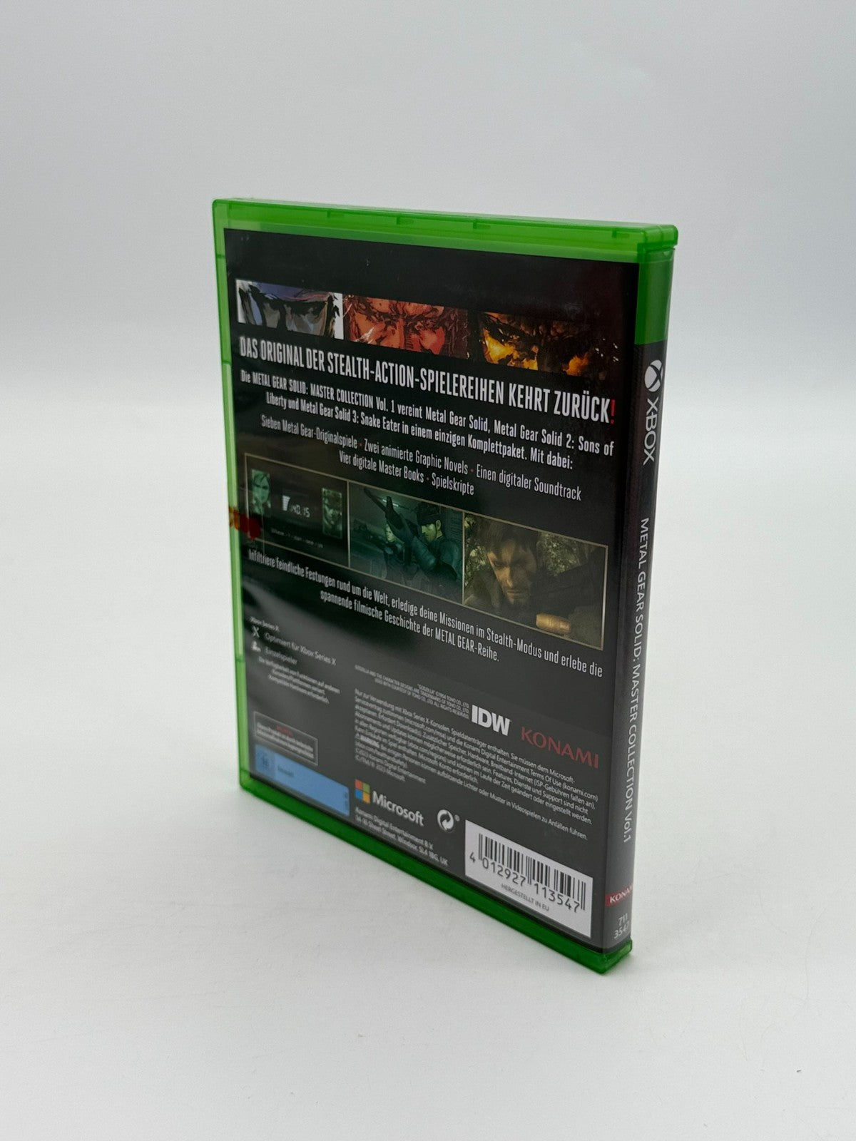 Metal Gear Solid Master Collection Microsoft XBox Series X Sealed Neu CIB OVP