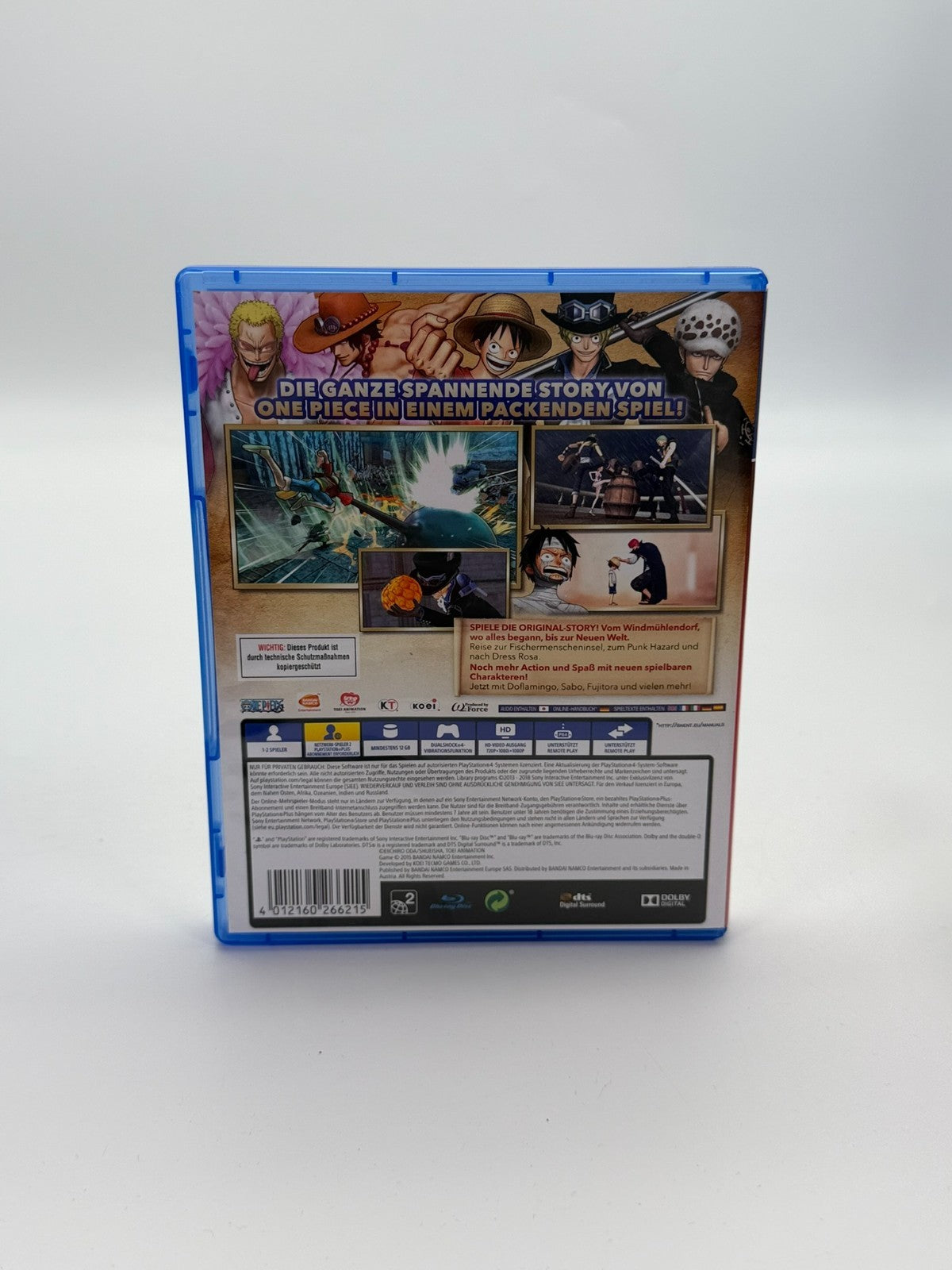One Piece Pirate Warriors 3 Sony Playstation 4 guter Zustand CIB OVP